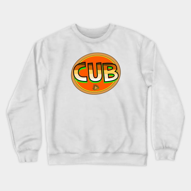 Bear: Cub Crewneck Sweatshirt by Retro-Matic